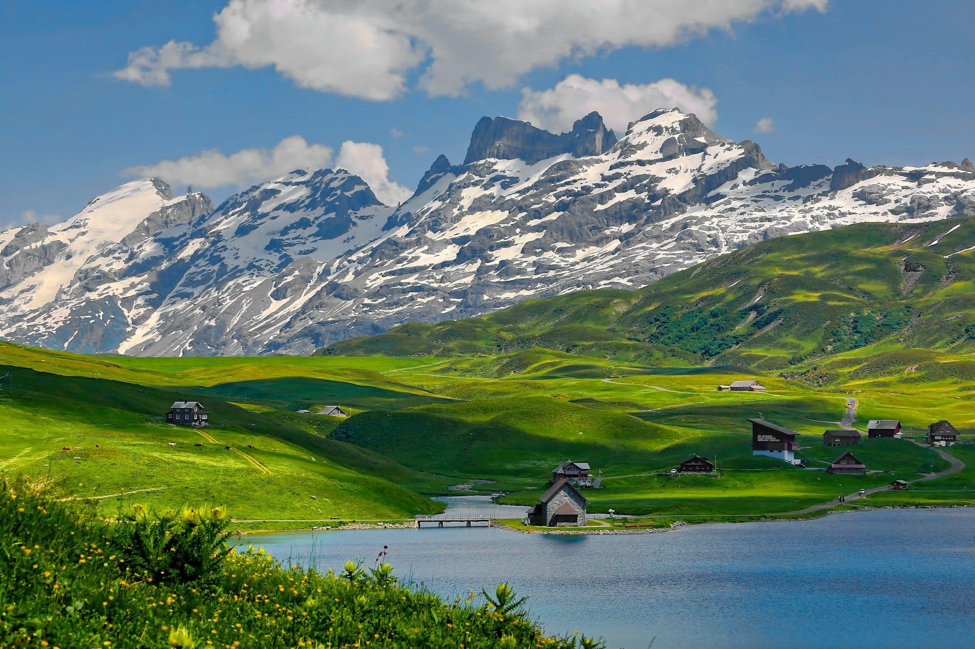 Swiss Alps landscape