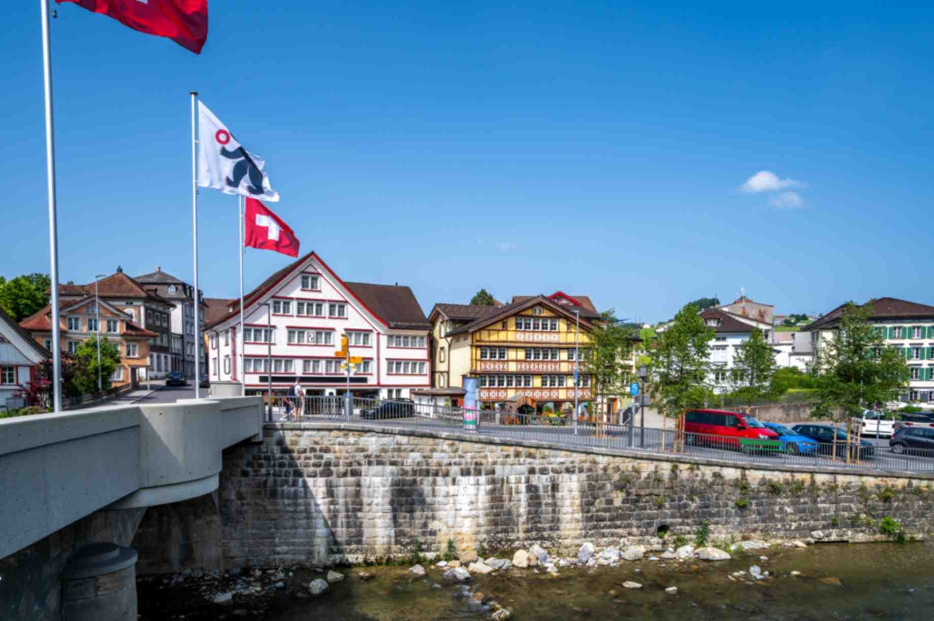 Berges de la rivière d'Appenzell et Centre du patrimoine suisse