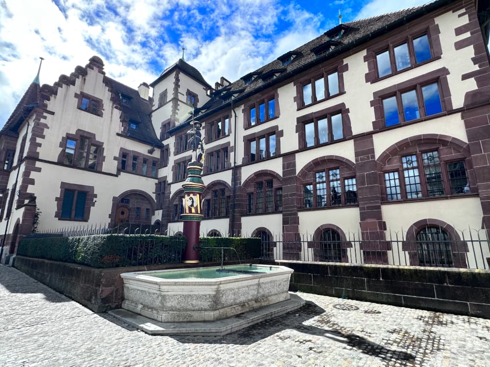 Basel Archives with Swiss Guard