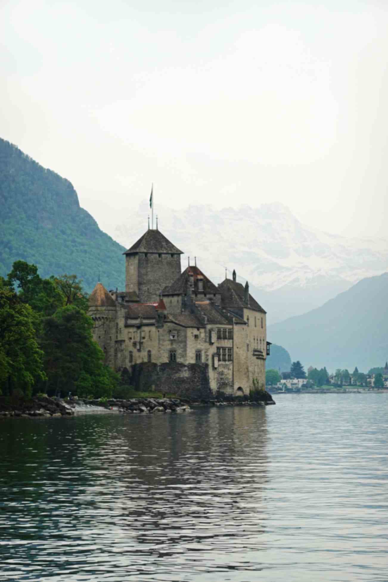 Chillon Castle from Lake Geneva