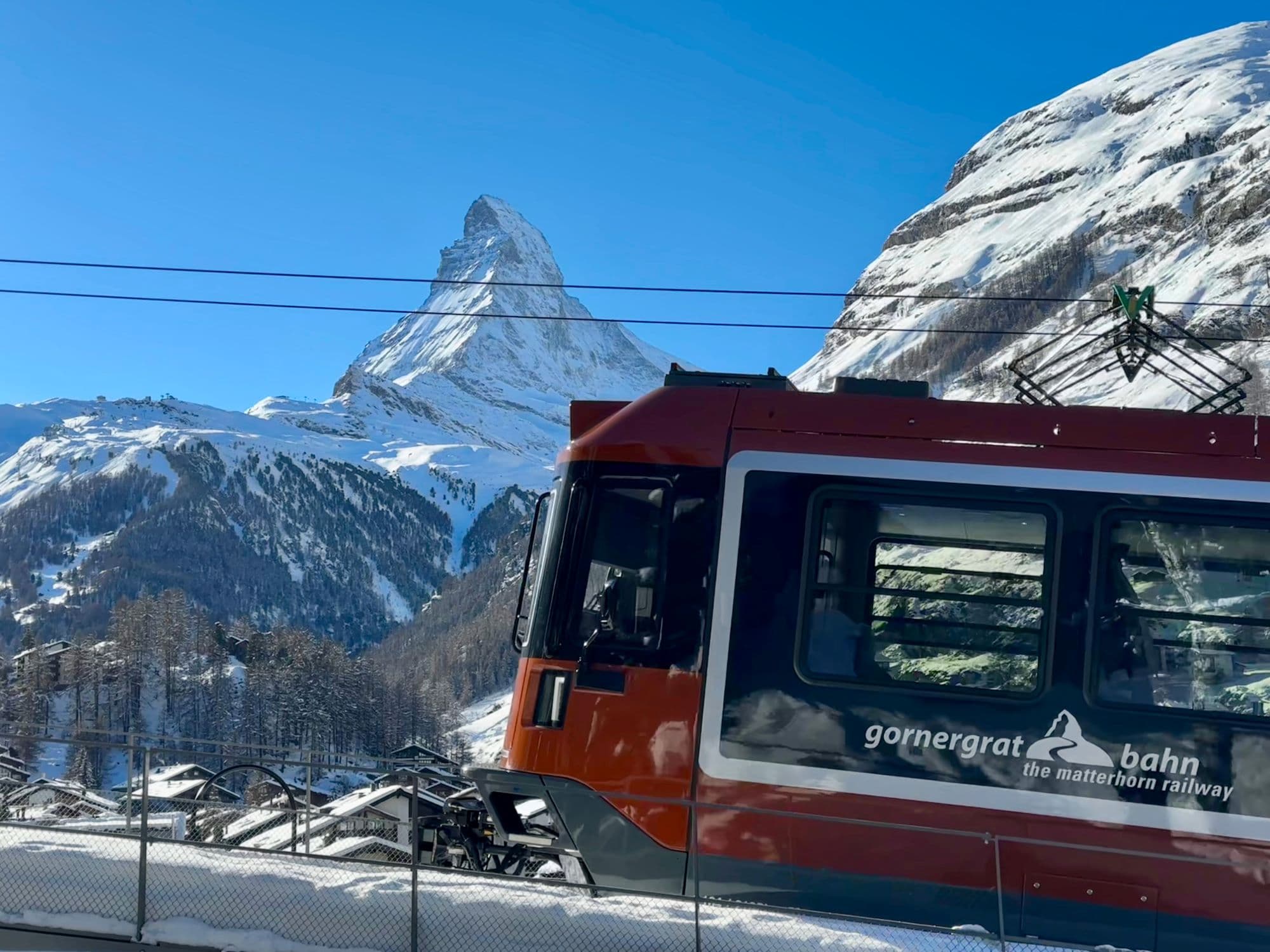 Gornergrat Train and Matterhorn