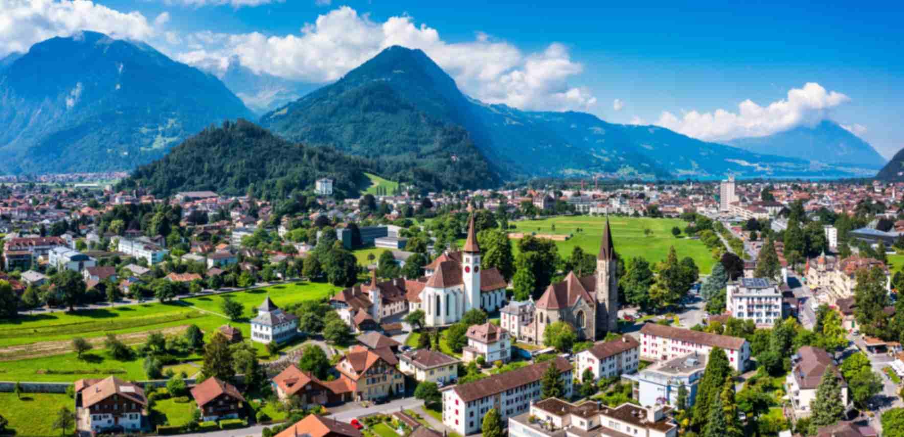 Interlaken & Harder Kulm Panorama