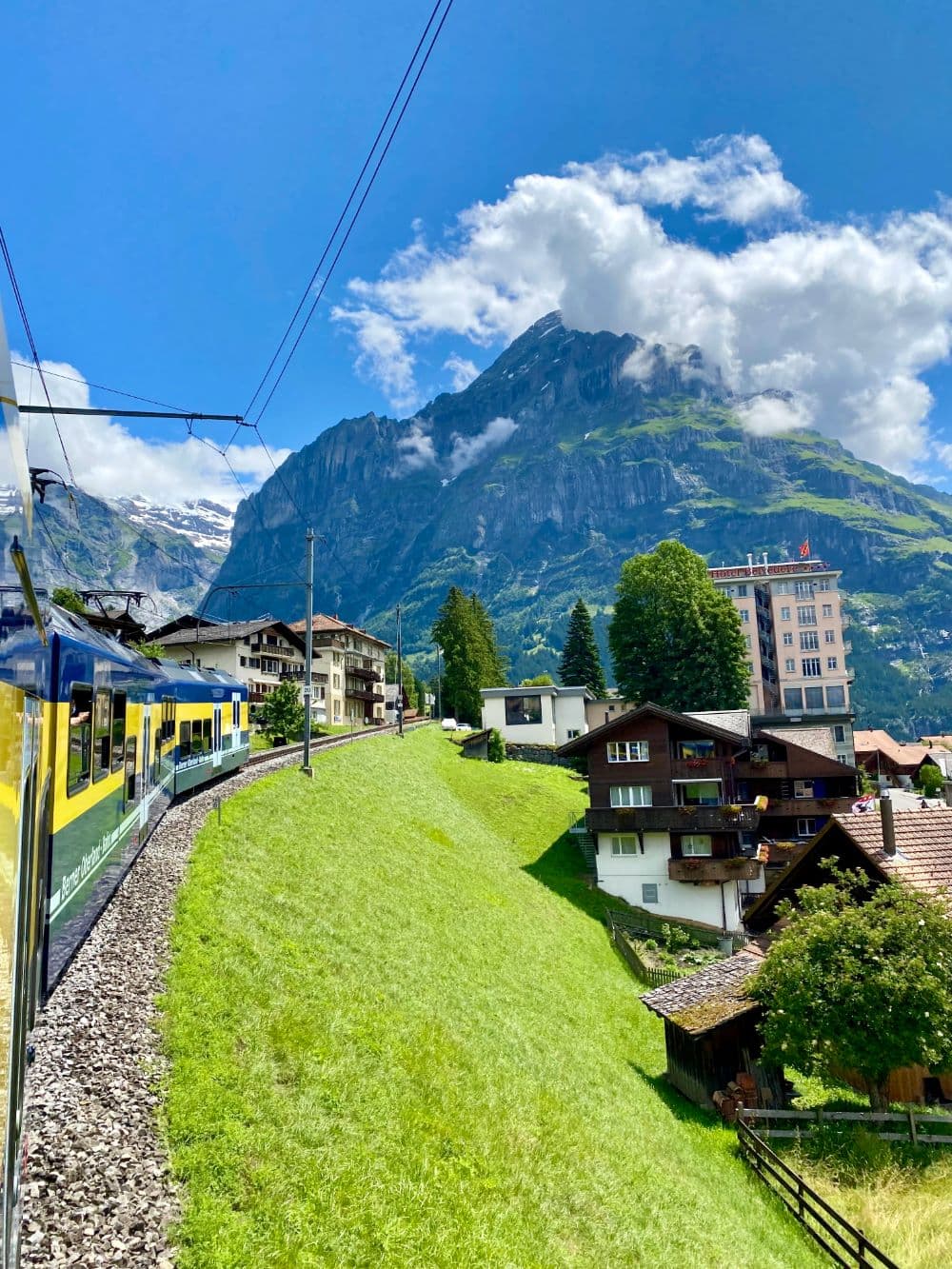 Interlaken Train and Eiger