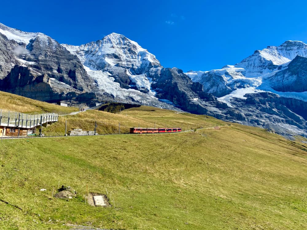 Jungfrau Railway and Jungfrau Range