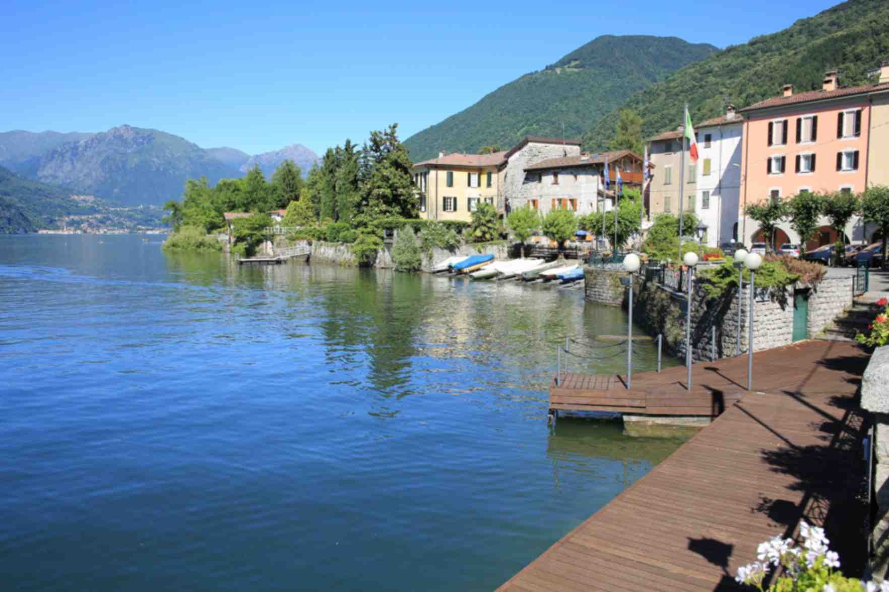Lake of Lugano in Italy