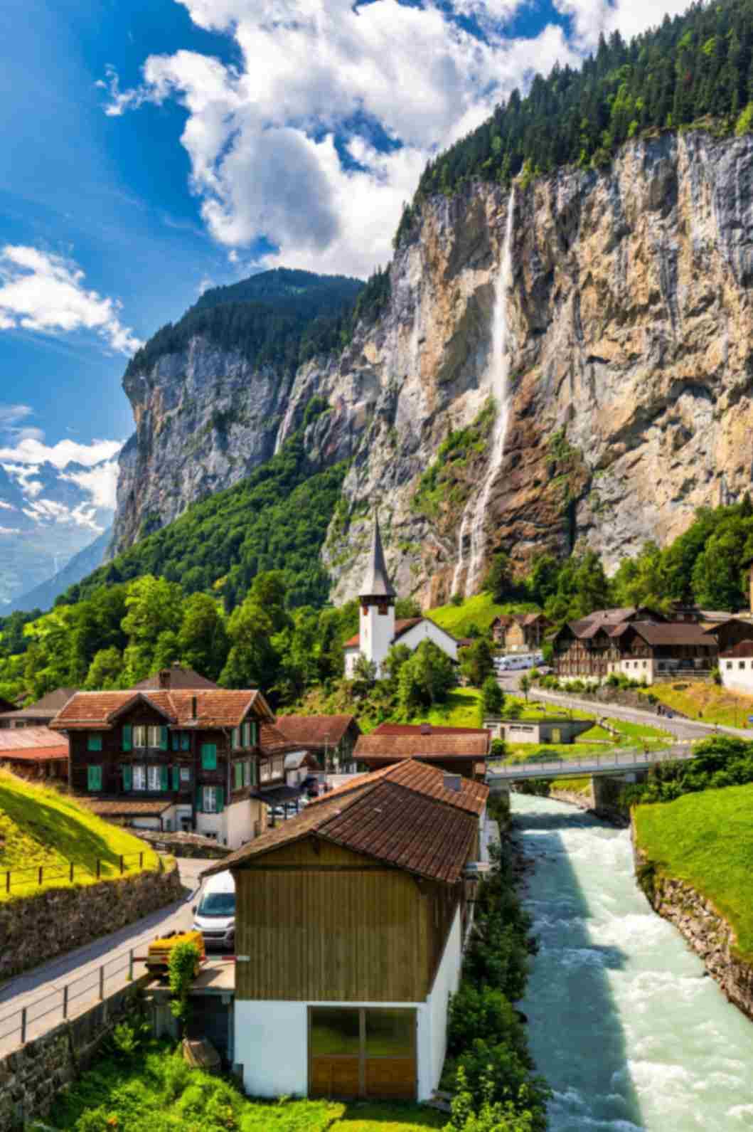 Lauterbrunnental und Staubbachfall