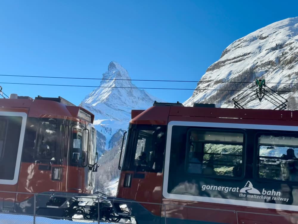 Matterhorn and Gornergrat Bahn Train