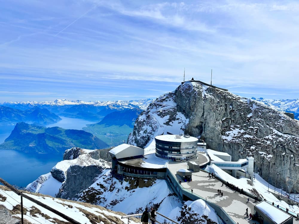 Mt Pilatus Top in Spring