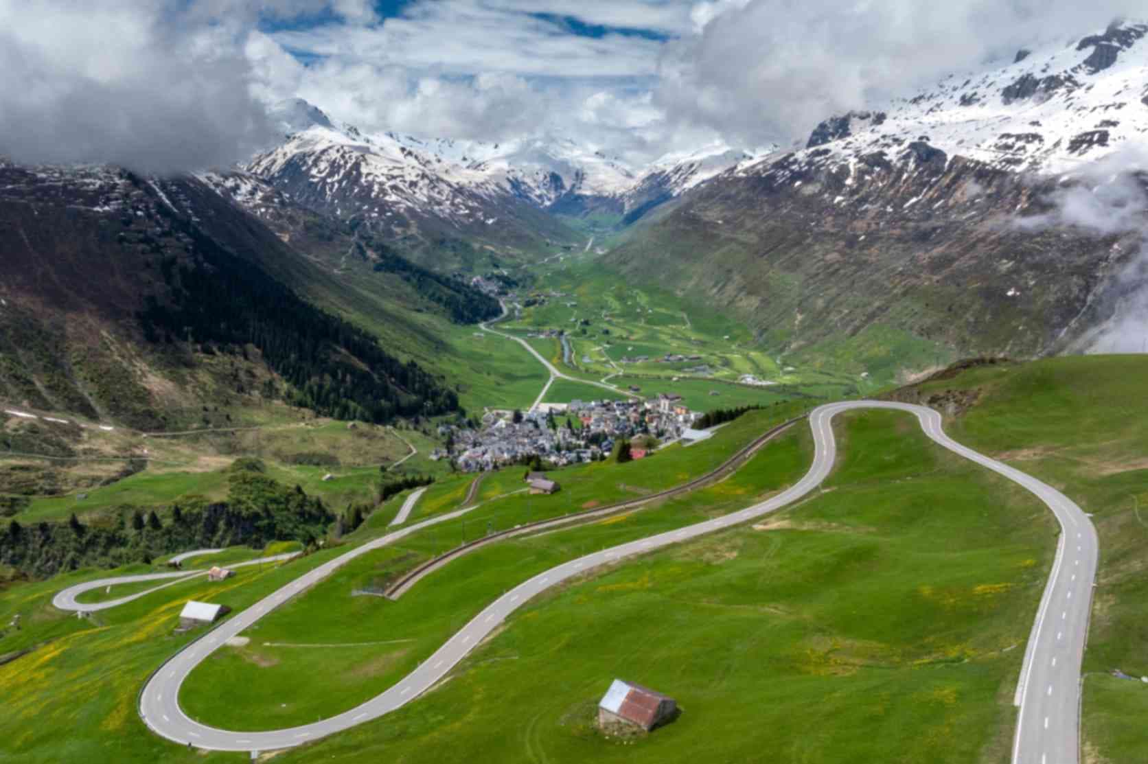Panorama du col de l'Oberalp