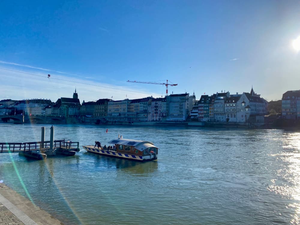 Rhine River and Basel Front