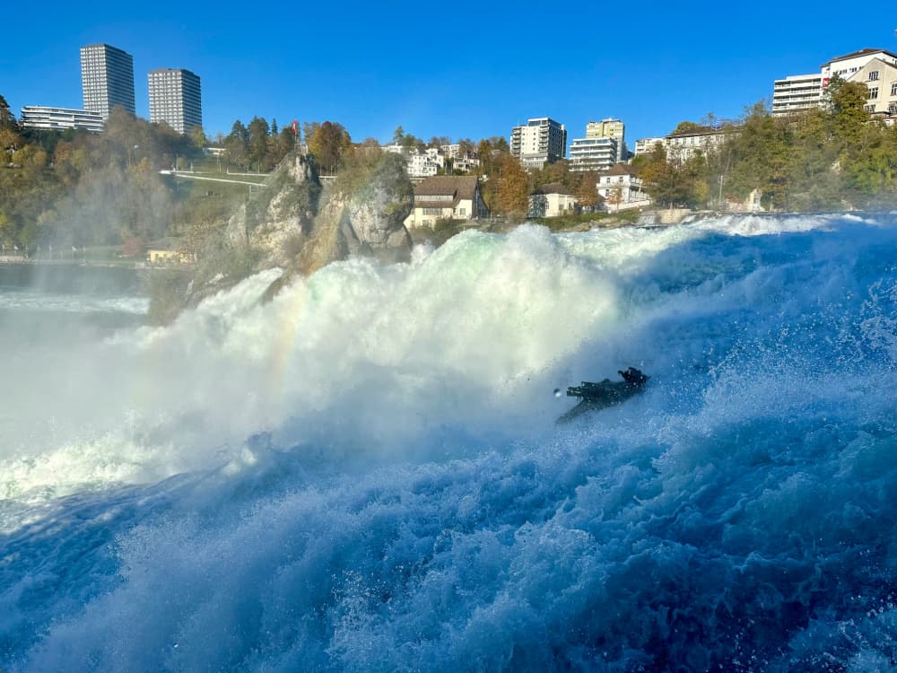 Rhinefalls Cascade Close Up