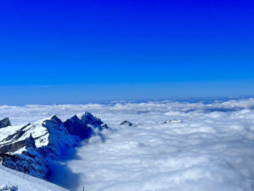 Titlis Over clouds.
