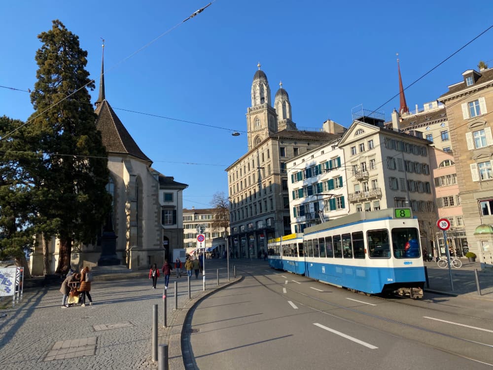 Tram of Zurich