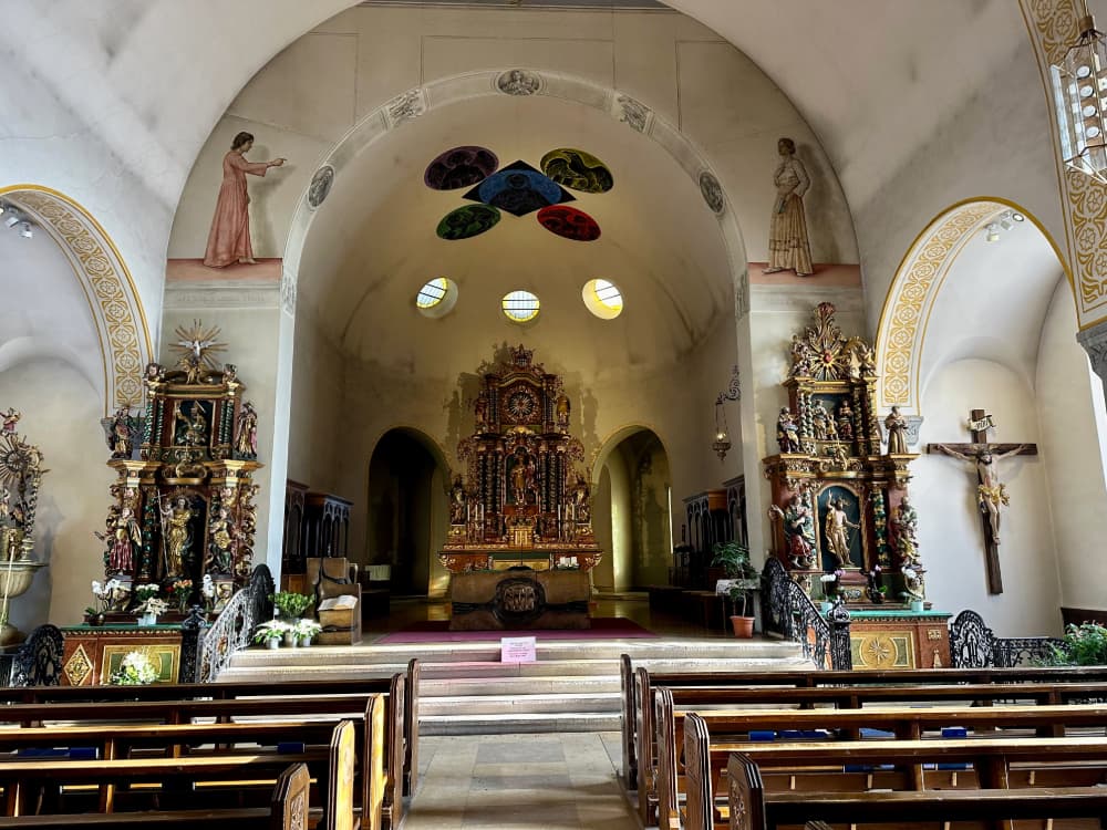 Zermatt St Mauritius Church Interior
