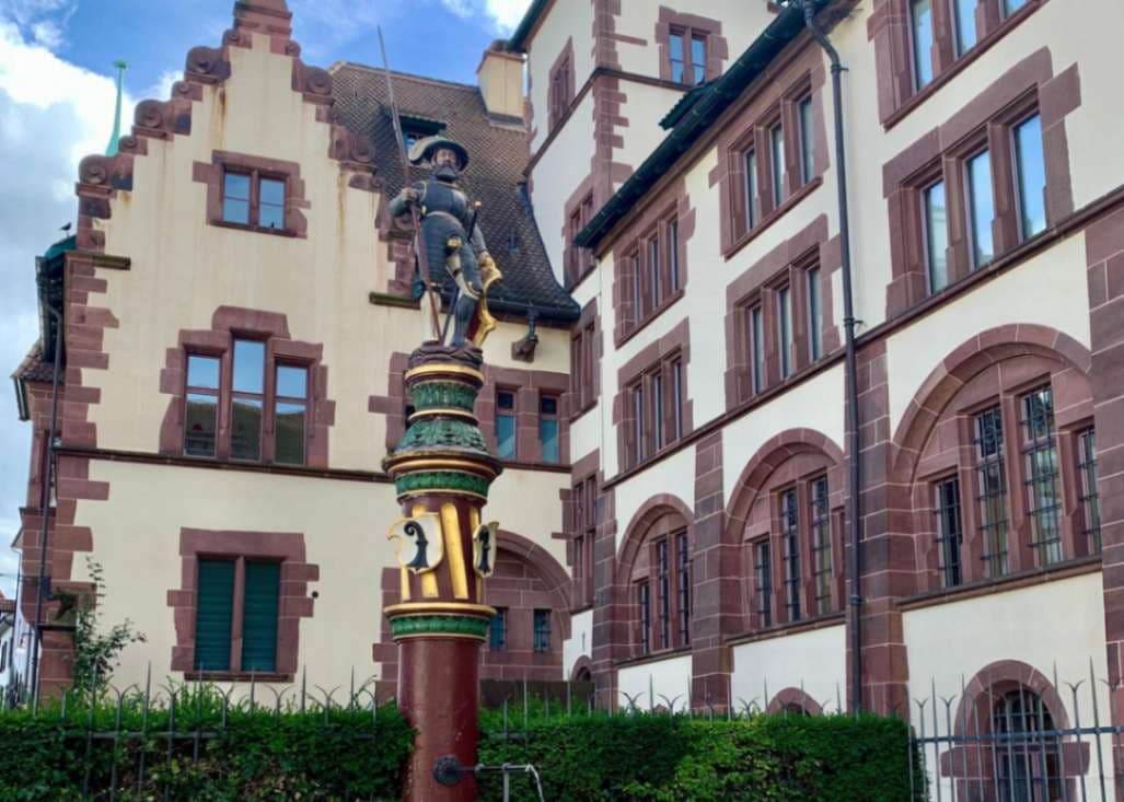 Basel Historic Fountain Statue